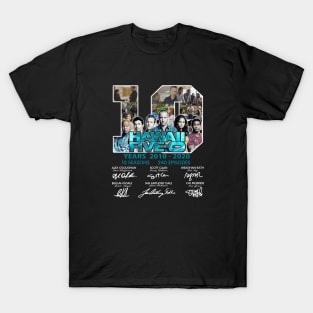 Hawaii Five O 10 Years 2010 2020 Signatures T-Shirt